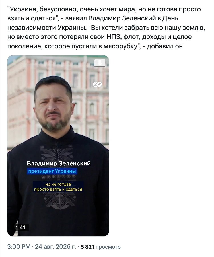 Изображение из сообщения канала