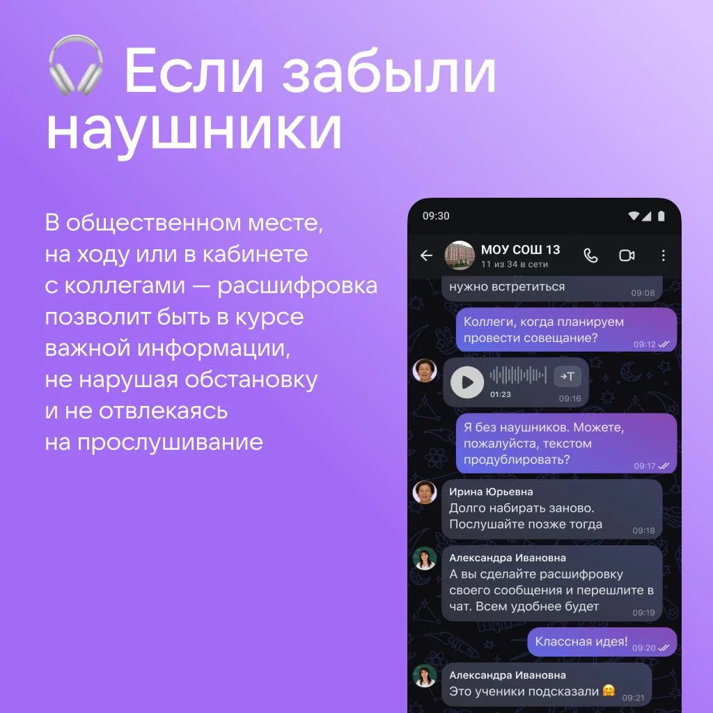 Изображение из сообщения канала