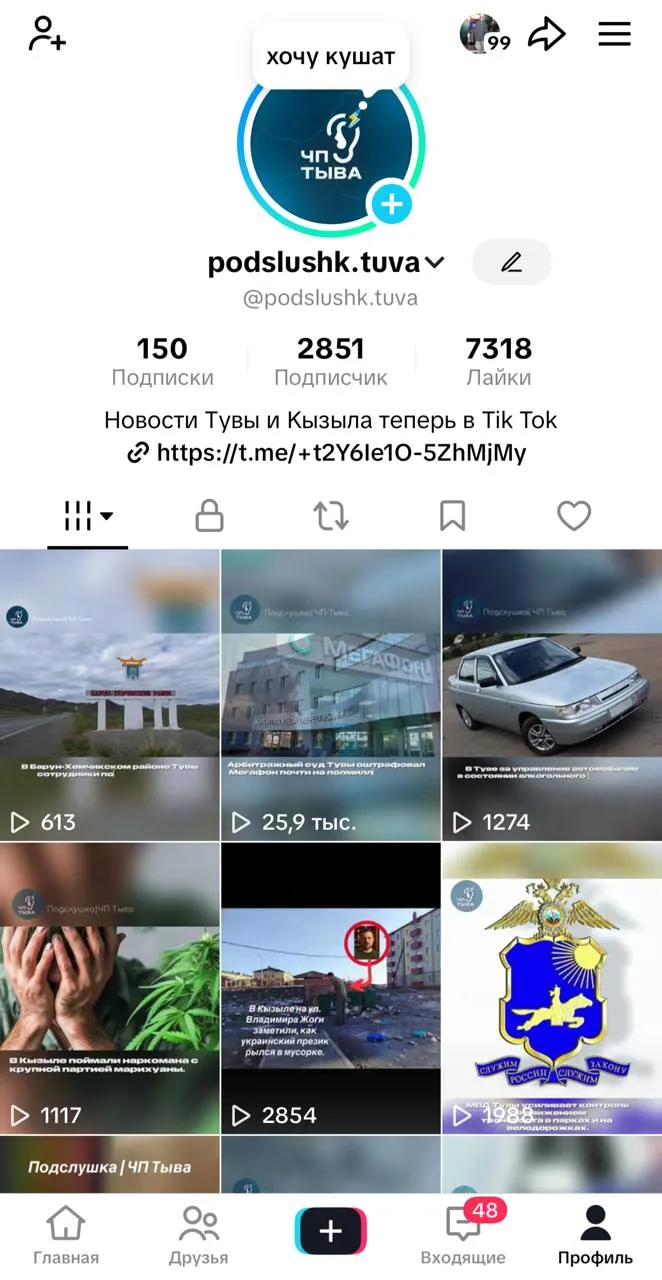 Изображение из сообщения канала