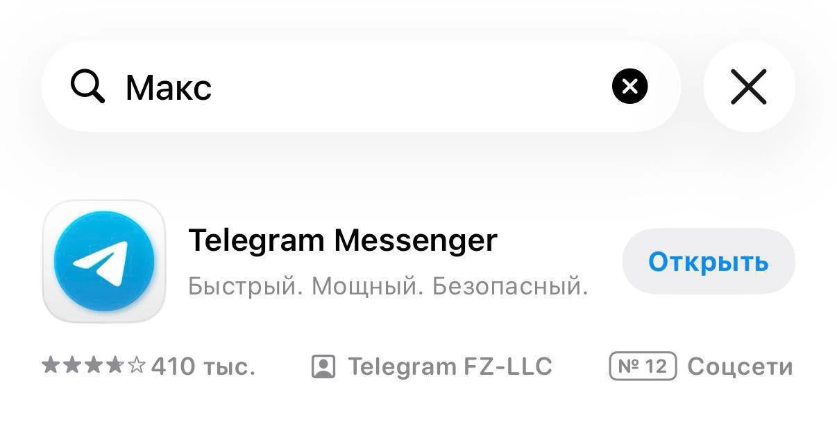 Изображение из сообщения канала