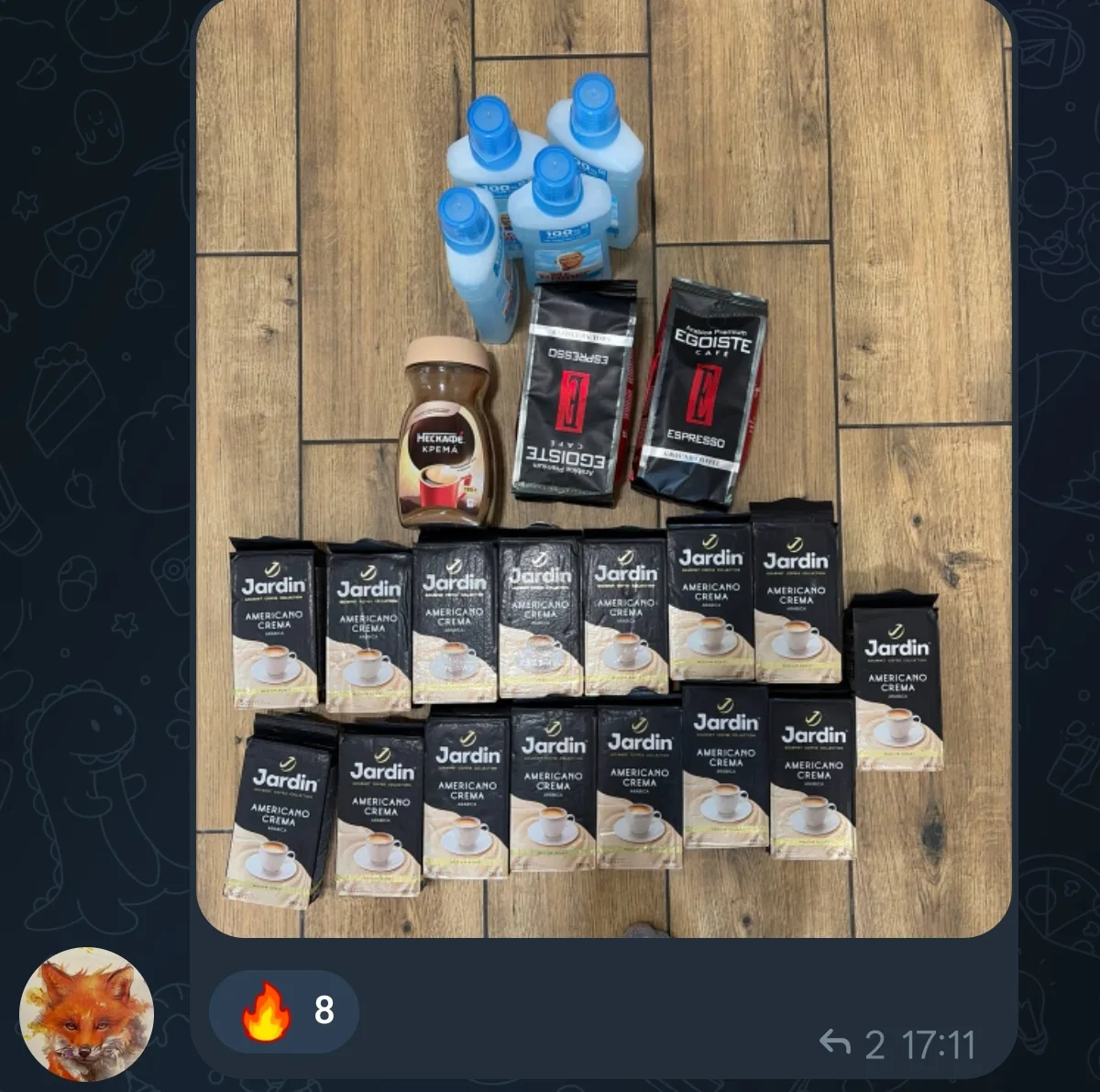 Изображение из сообщения канала