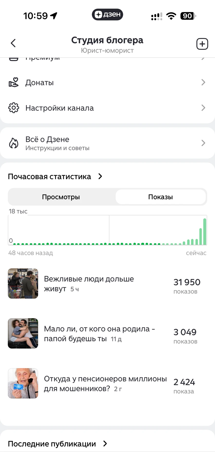 Изображение из сообщения канала
