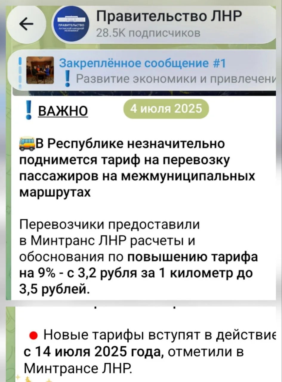 Изображение из сообщения канала