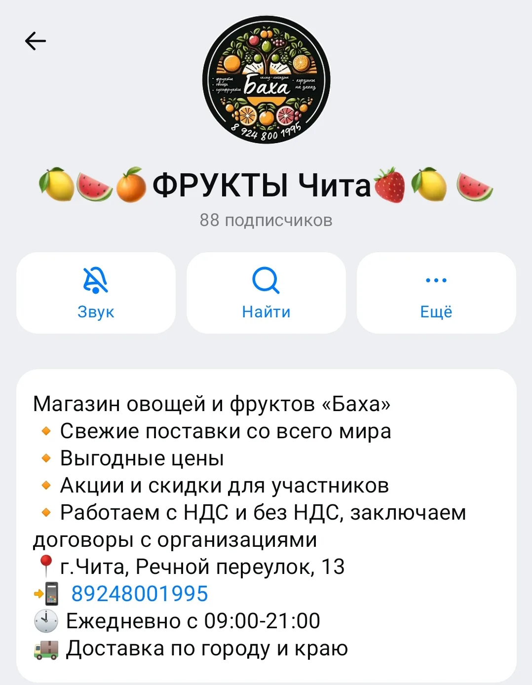 Изображение из сообщения канала