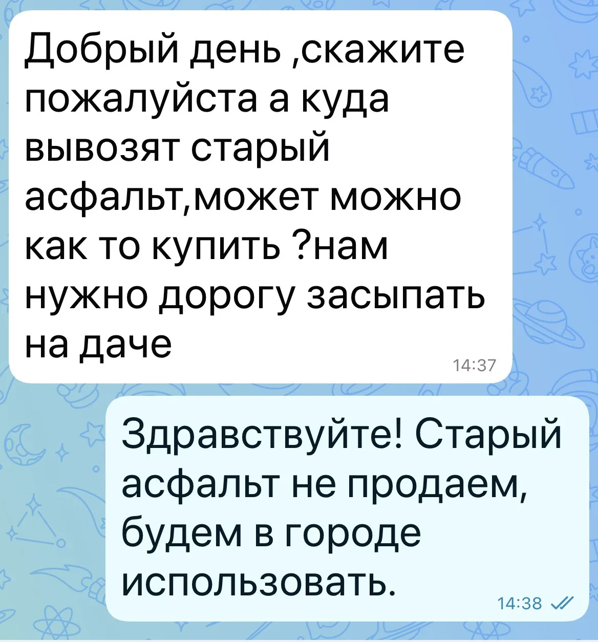 Изображение из сообщения канала