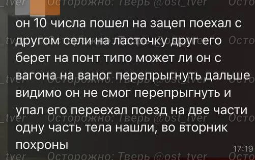Изображение из сообщения канала