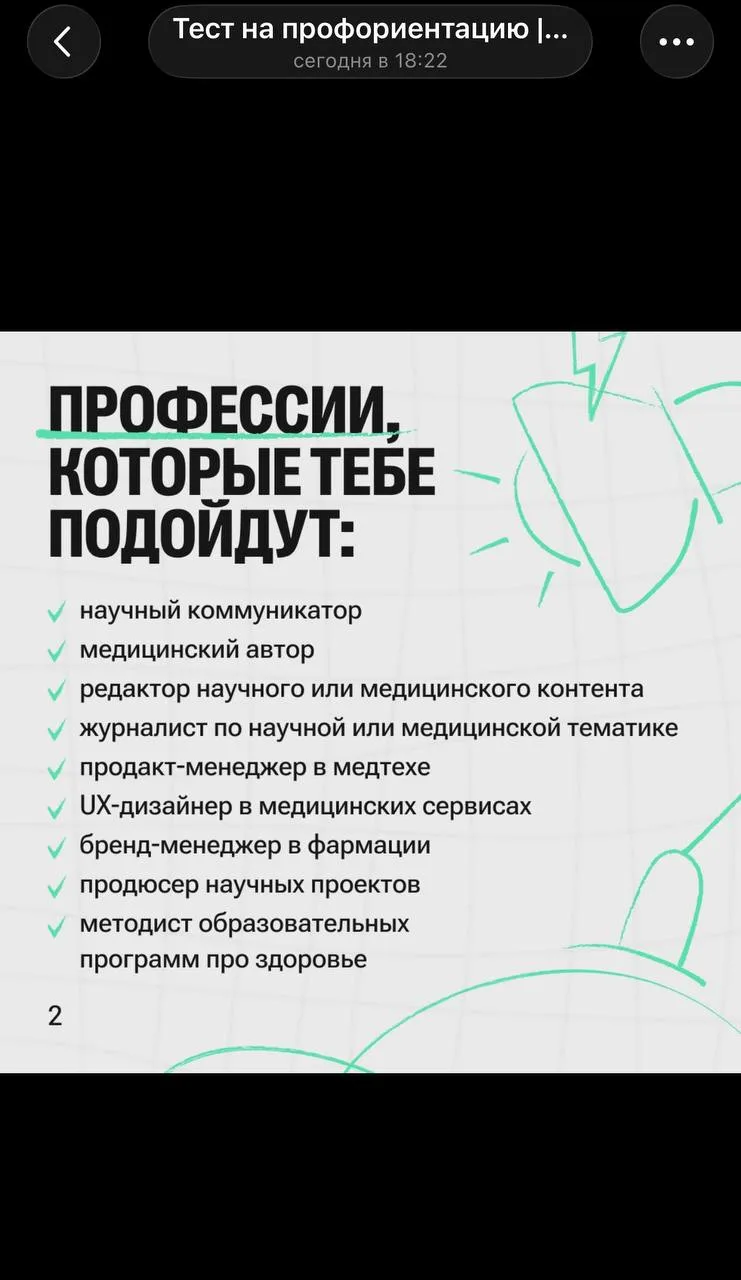 Изображение из сообщения канала