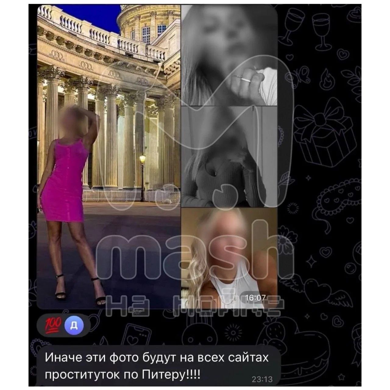 Изображение из сообщения канала