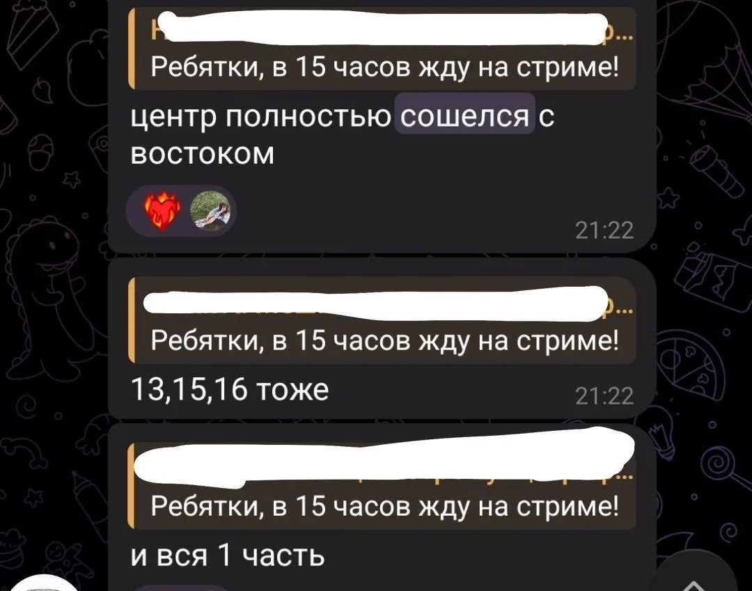 Изображение из сообщения канала