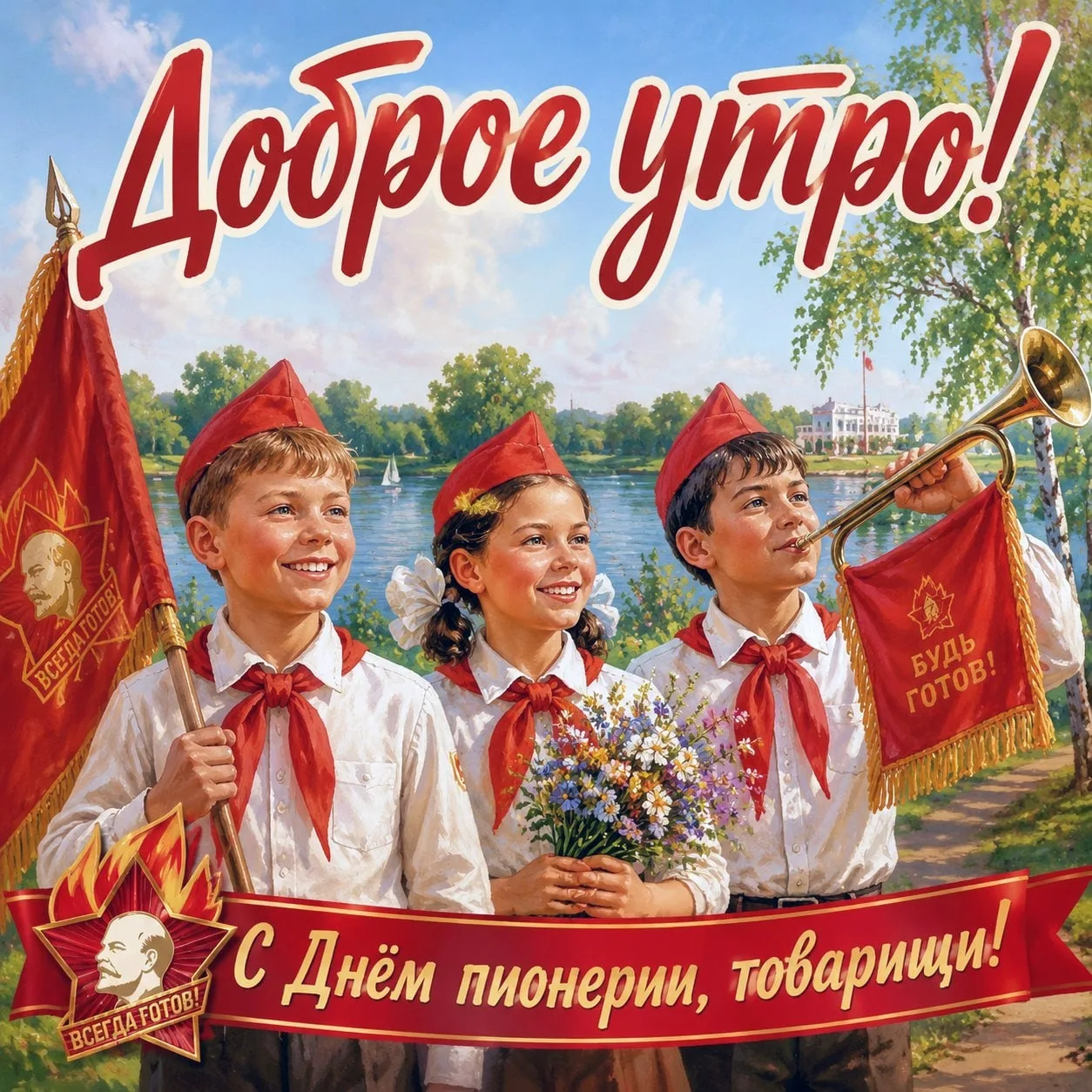 Изображение из сообщения канала