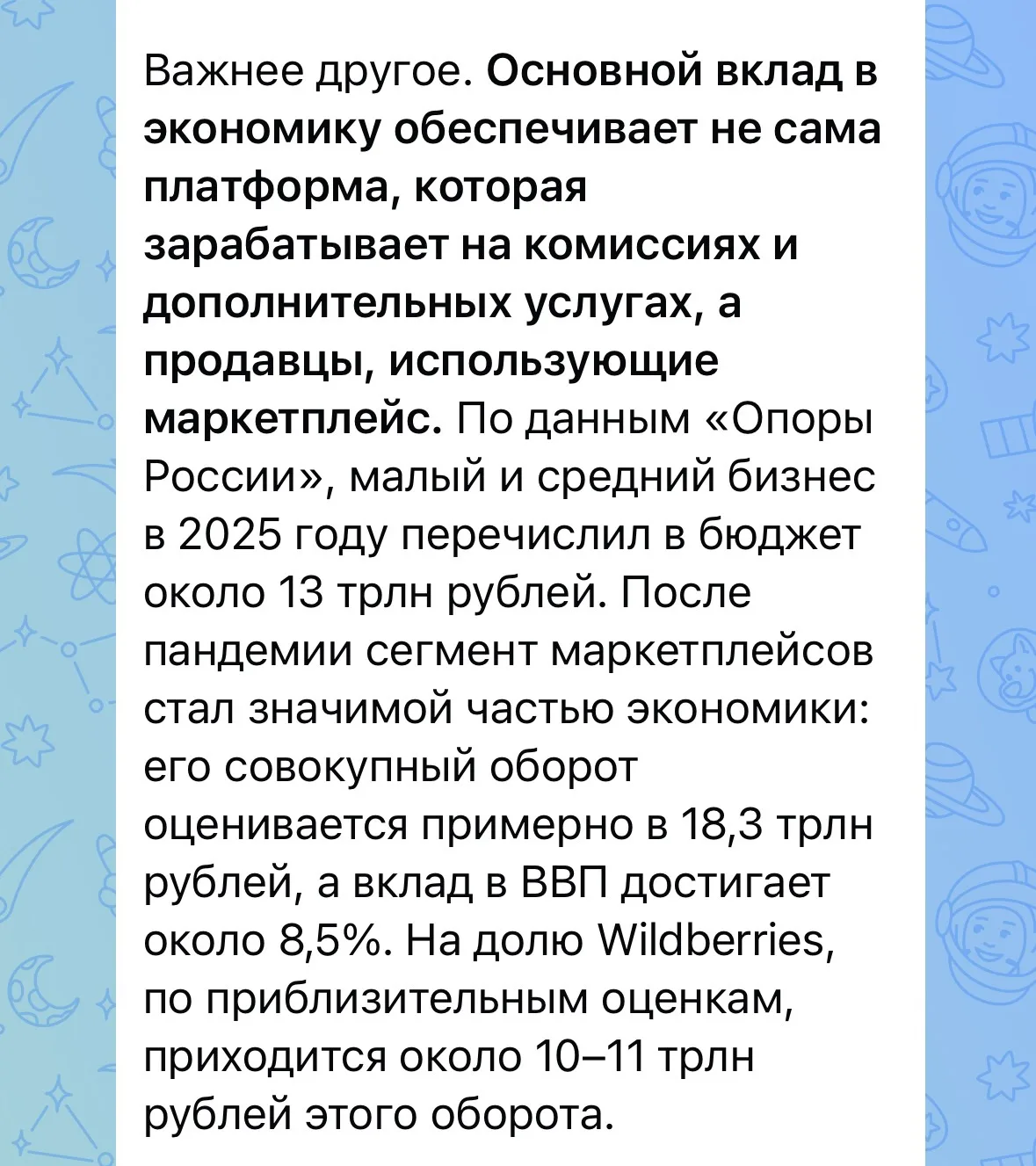 Изображение из сообщения канала