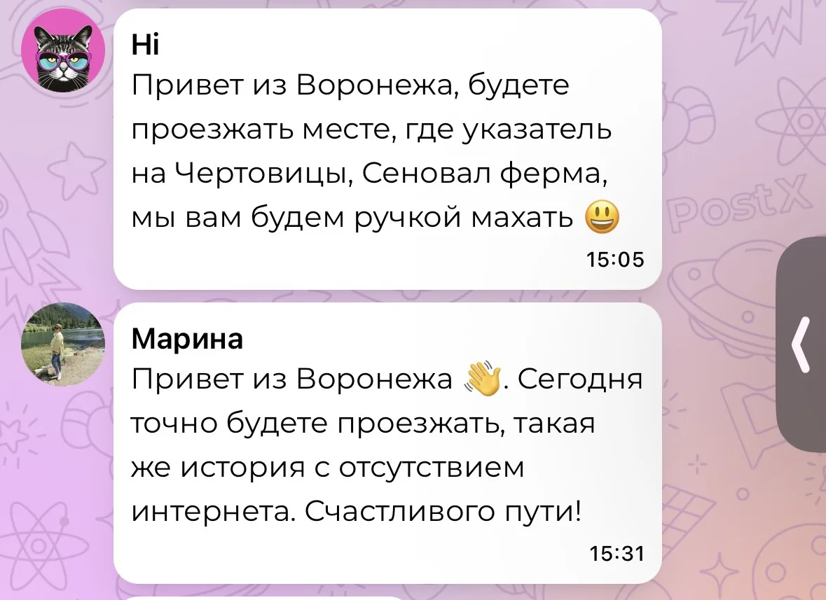 Изображение из сообщения канала