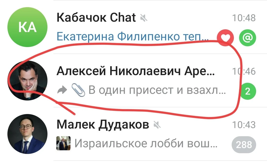Изображение из сообщения канала