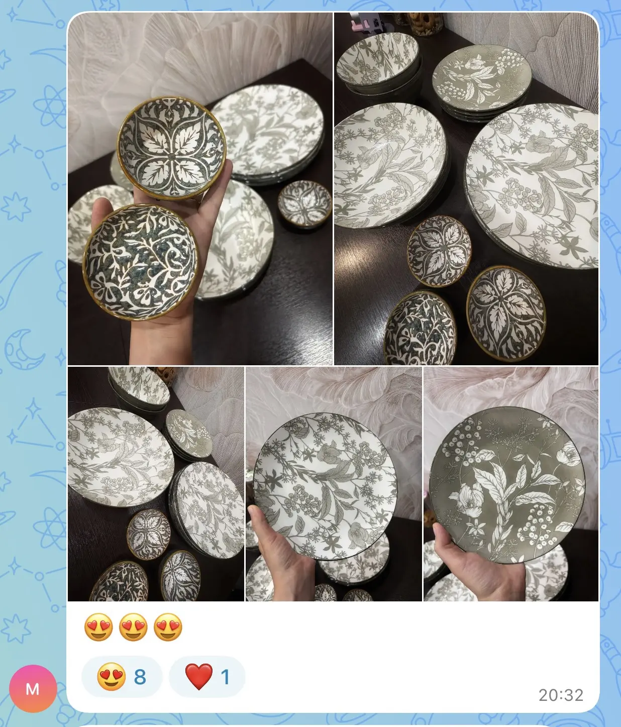 Изображение из сообщения канала