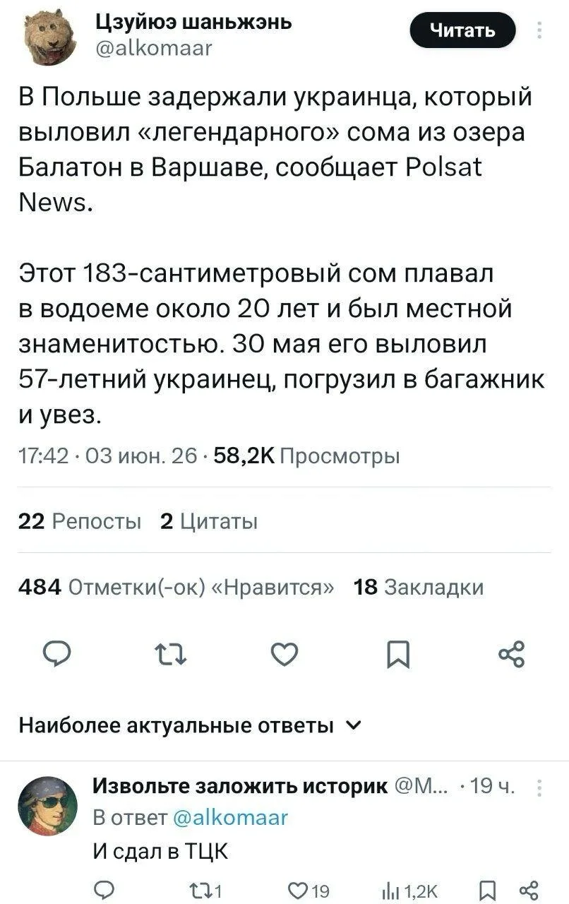 Изображение из сообщения канала