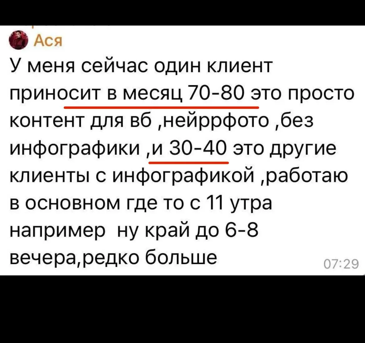 Изображение из сообщения канала