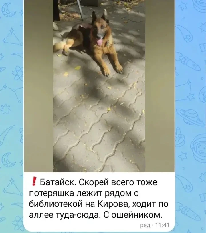 Изображение из сообщения канала
