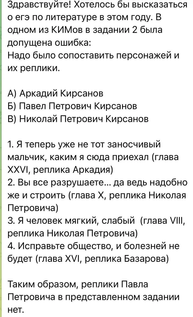 Изображение из сообщения канала