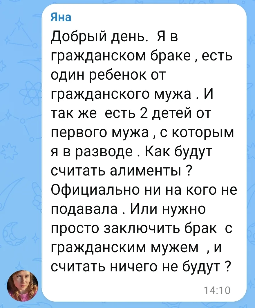 Изображение из сообщения канала