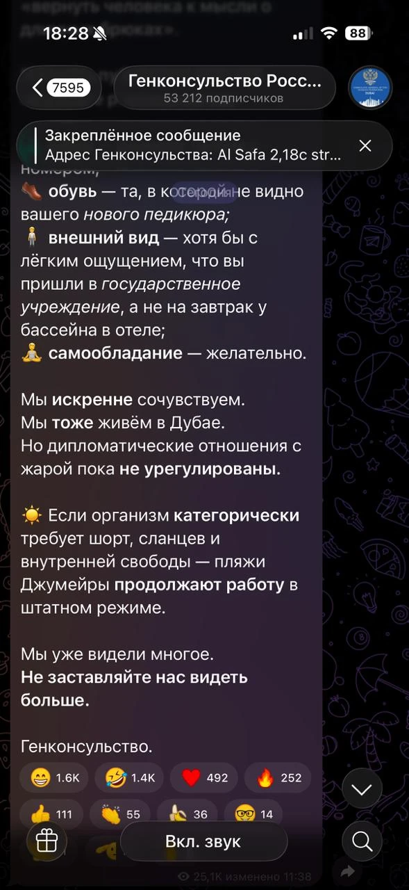 Изображение из сообщения канала