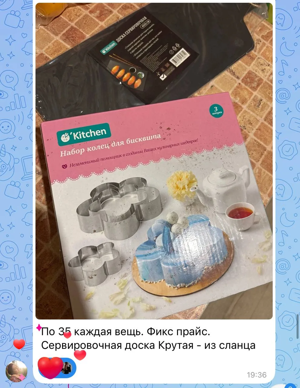 Изображение из сообщения канала