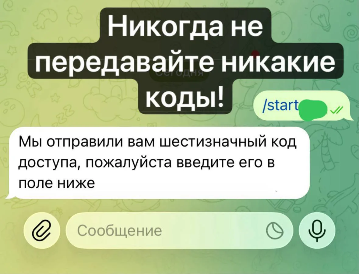 Изображение из сообщения канала