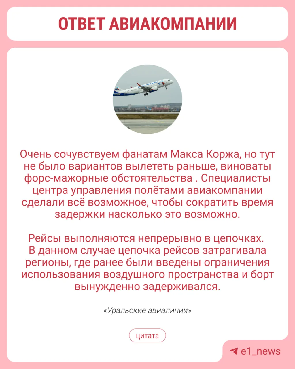 Изображение из сообщения канала