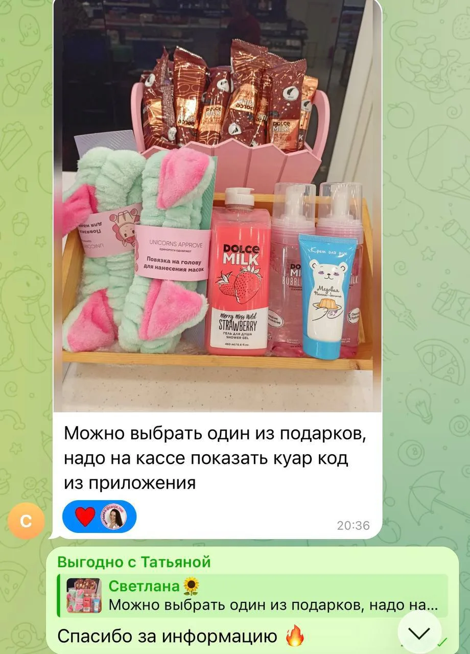Изображение из сообщения канала