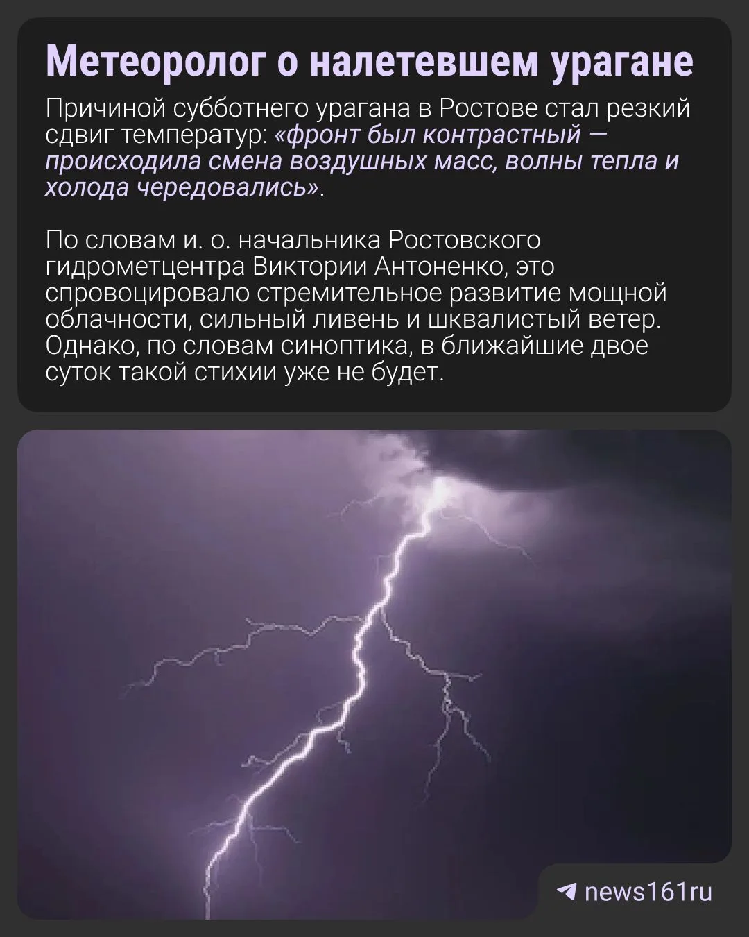 Изображение из сообщения канала