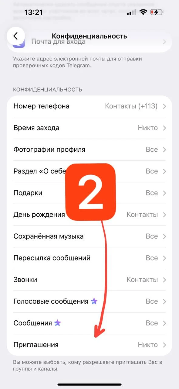 Изображение из сообщения канала