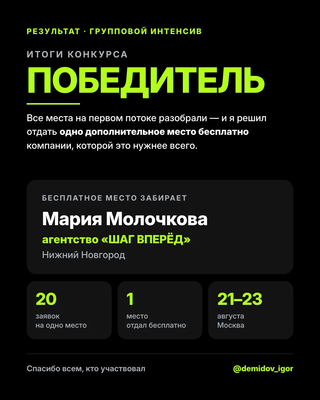 Изображение из сообщения канала