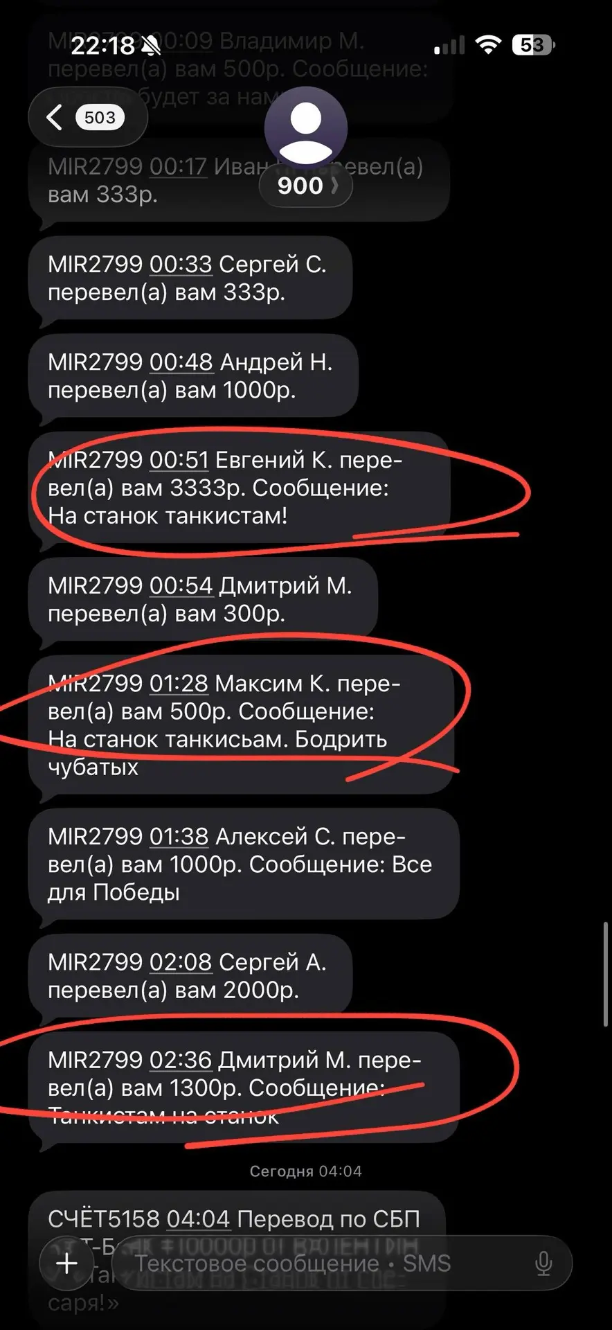 Изображение из сообщения канала