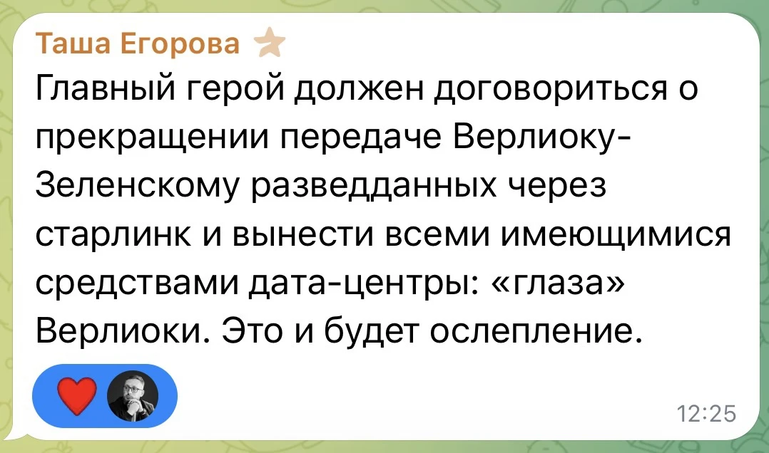 Изображение из сообщения канала