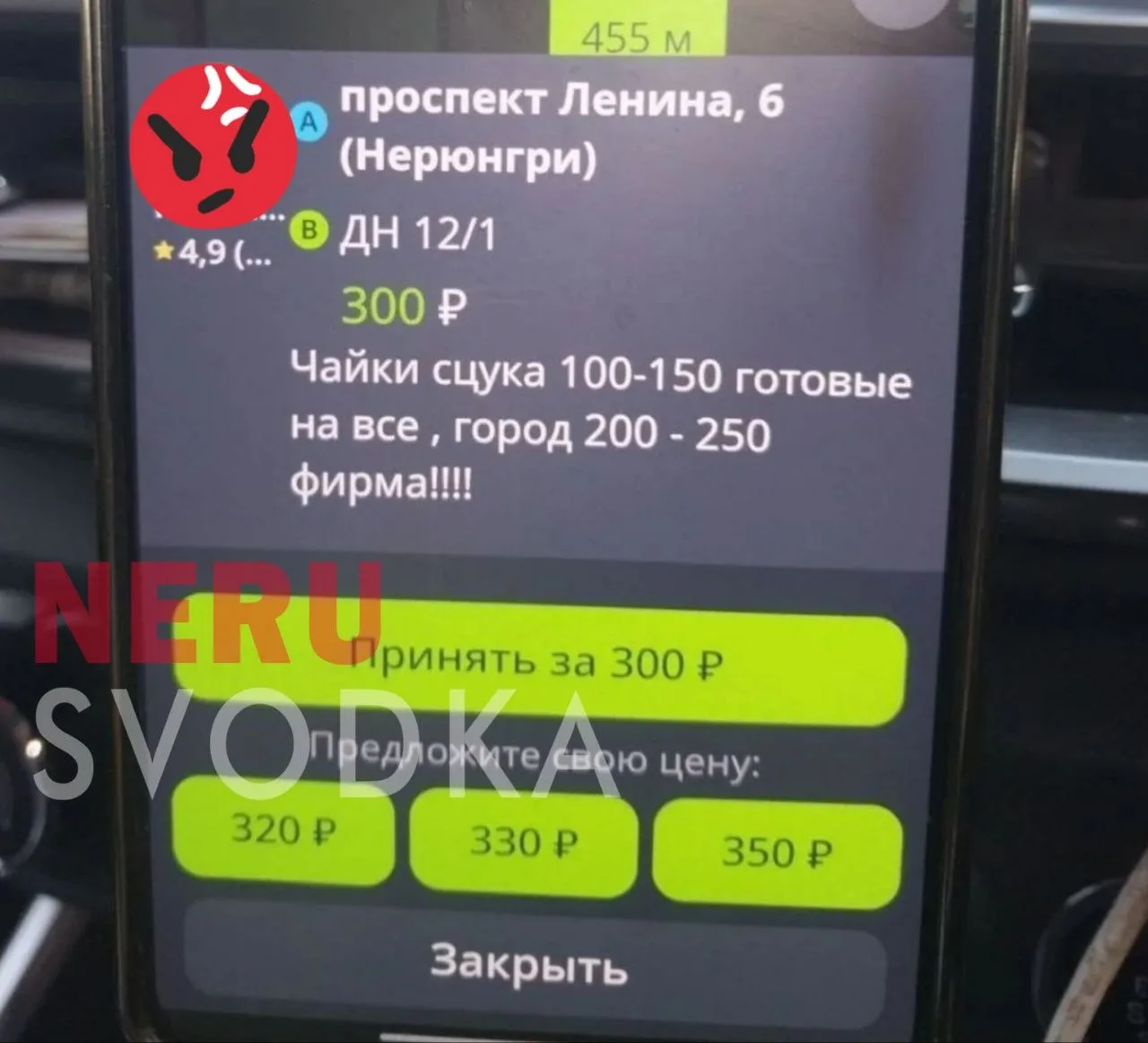 Изображение из сообщения канала