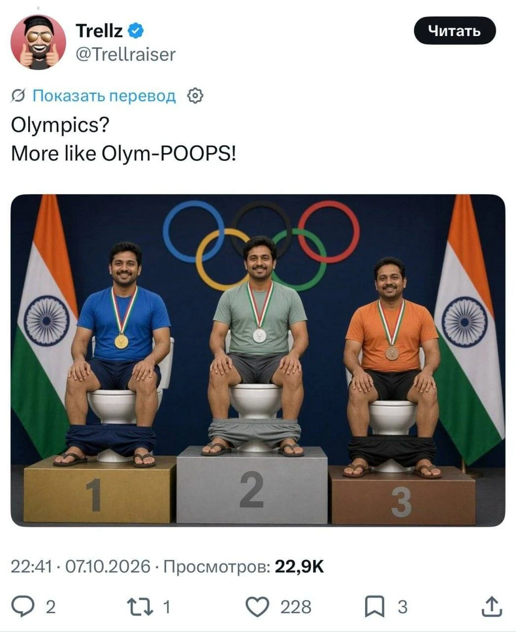 Изображение из сообщения канала