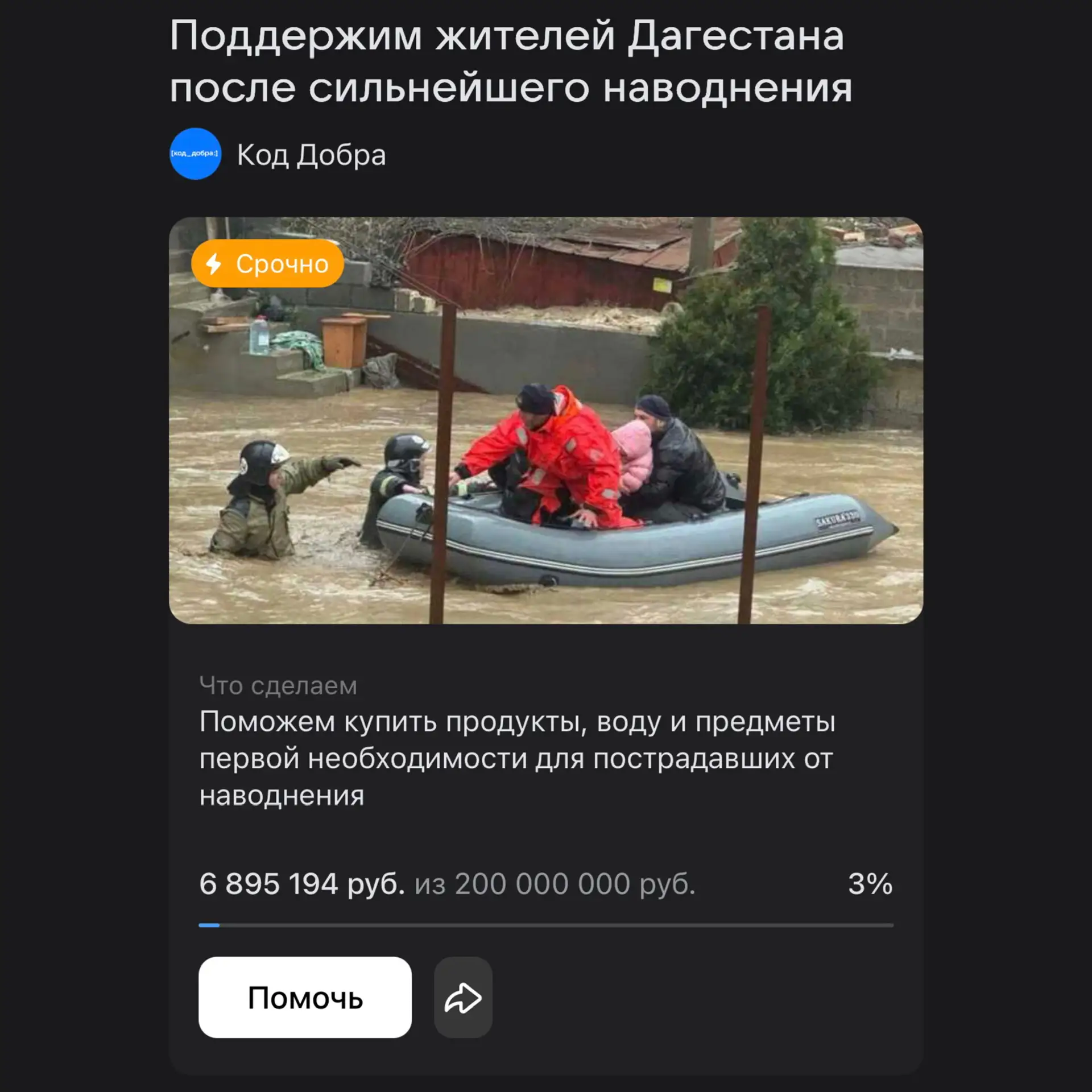Изображение из сообщения канала