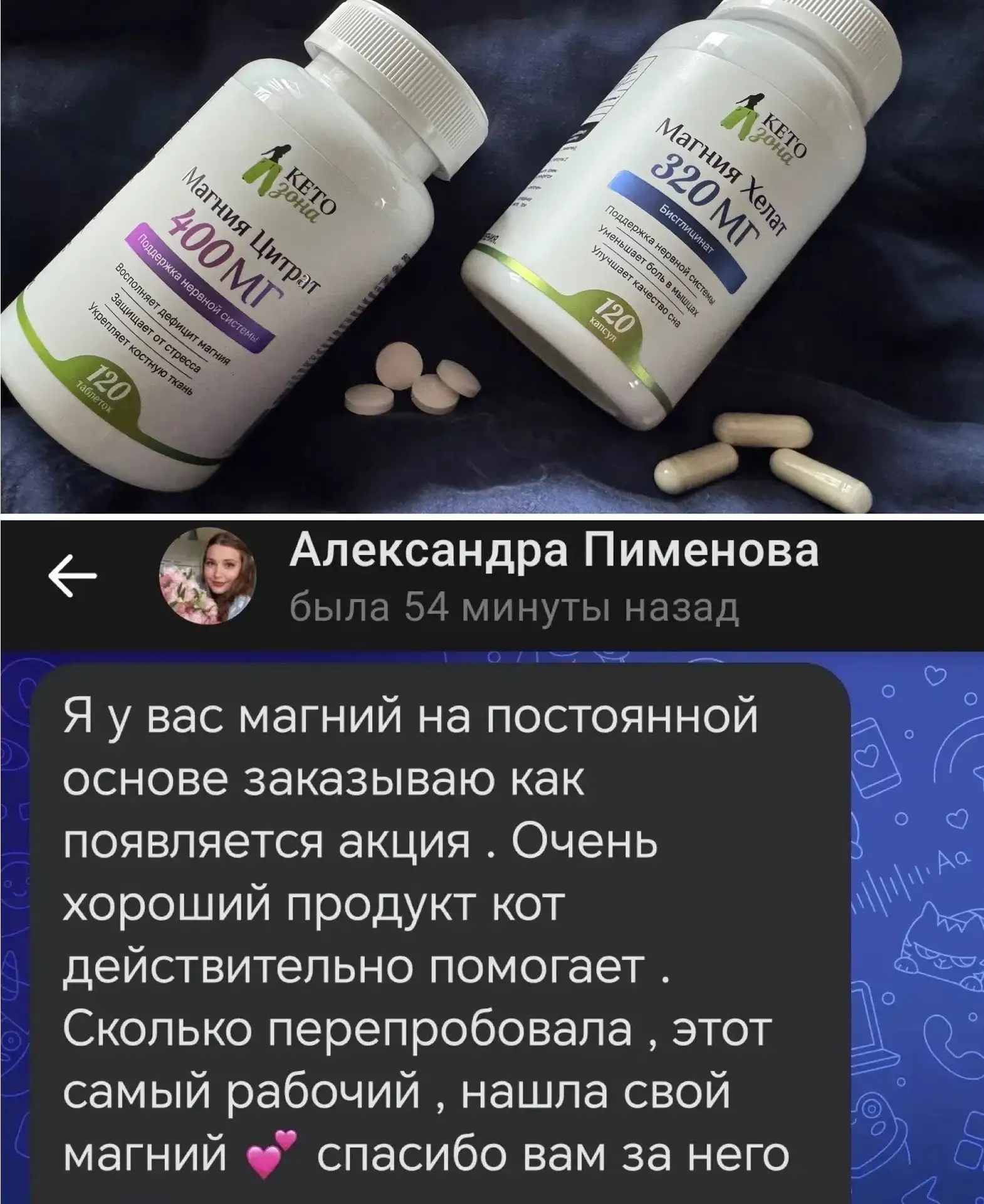 Изображение из сообщения канала