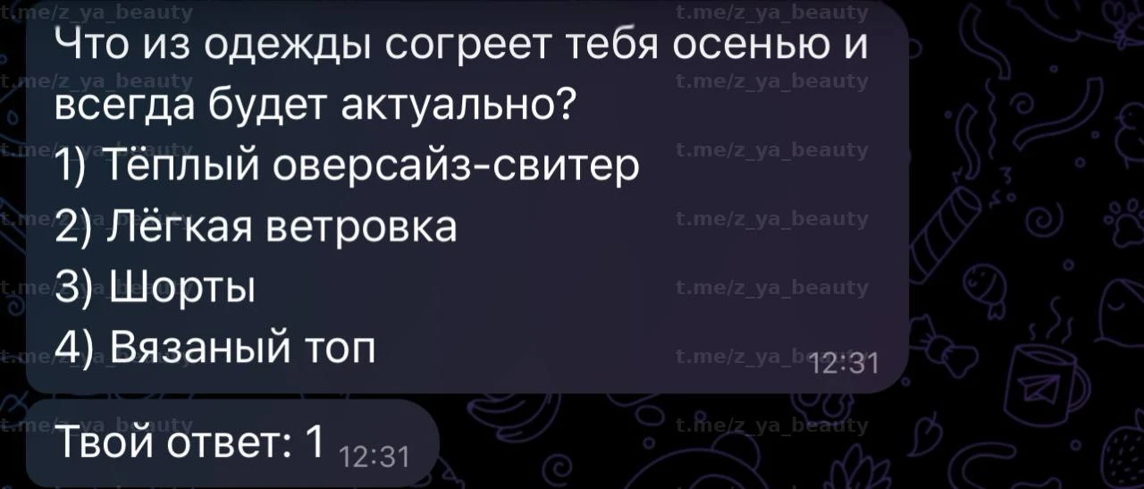 Изображение из сообщения канала