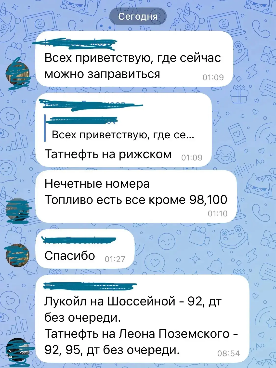 Изображение из сообщения канала