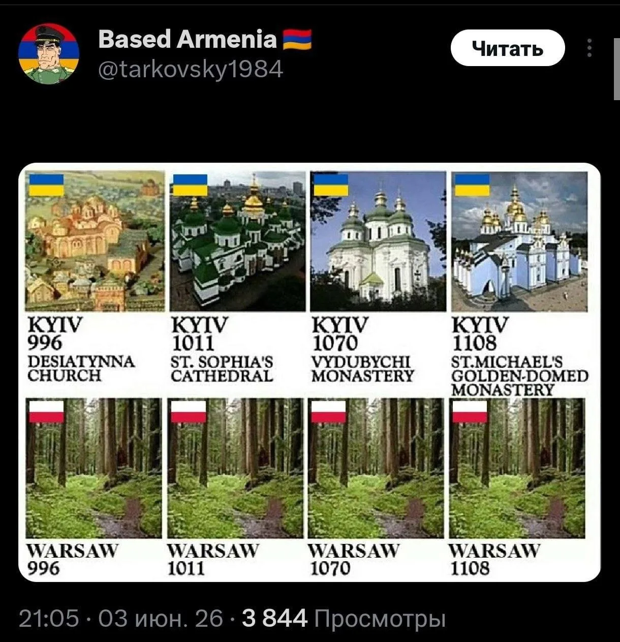 Изображение из сообщения канала