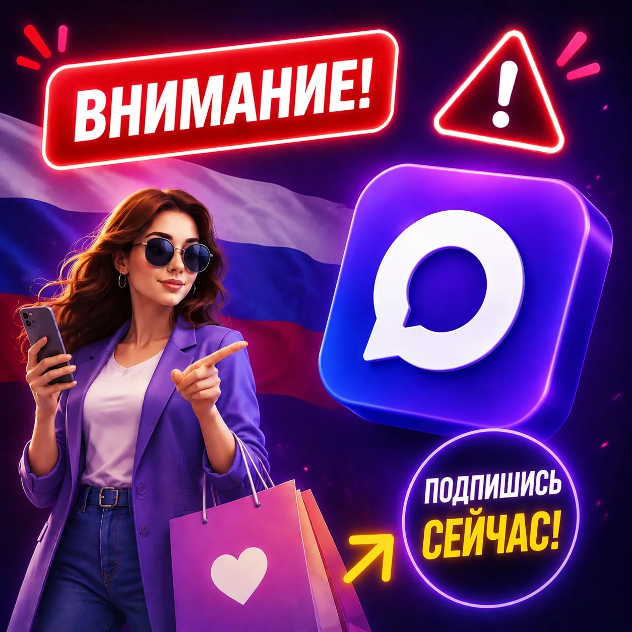 Изображение из сообщения канала