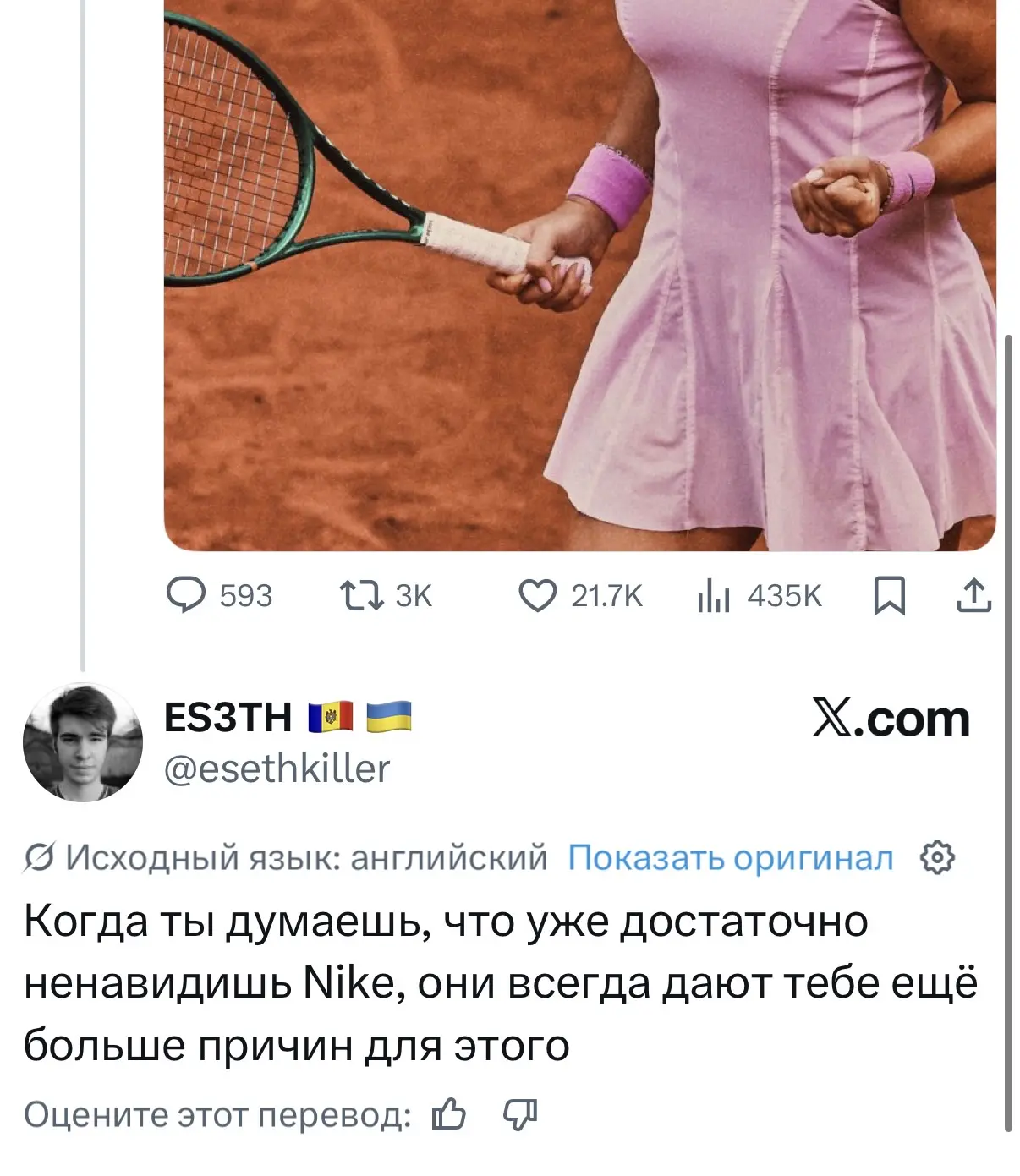 Изображение из сообщения канала
