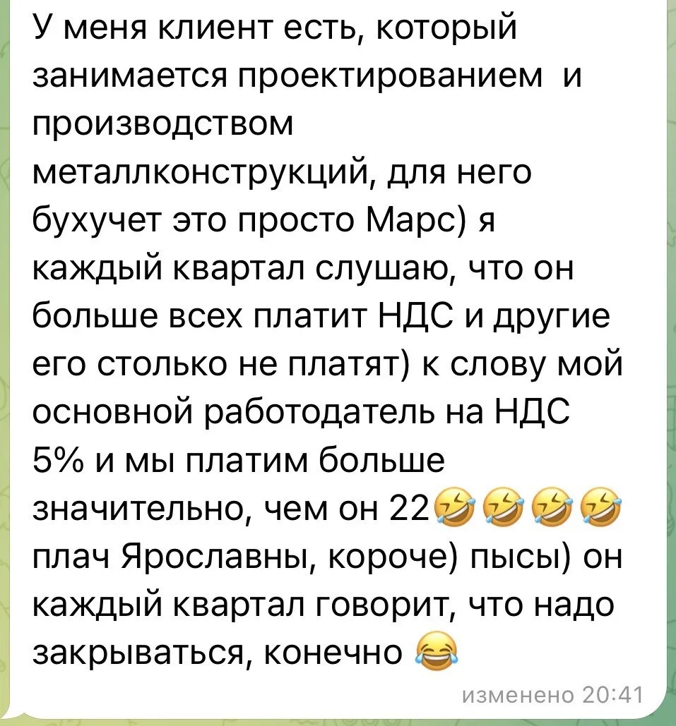 Изображение из сообщения канала