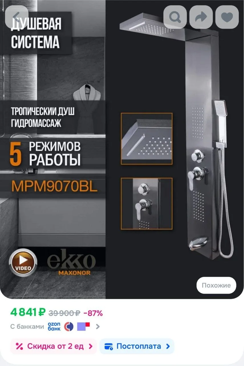 Изображение из сообщения канала