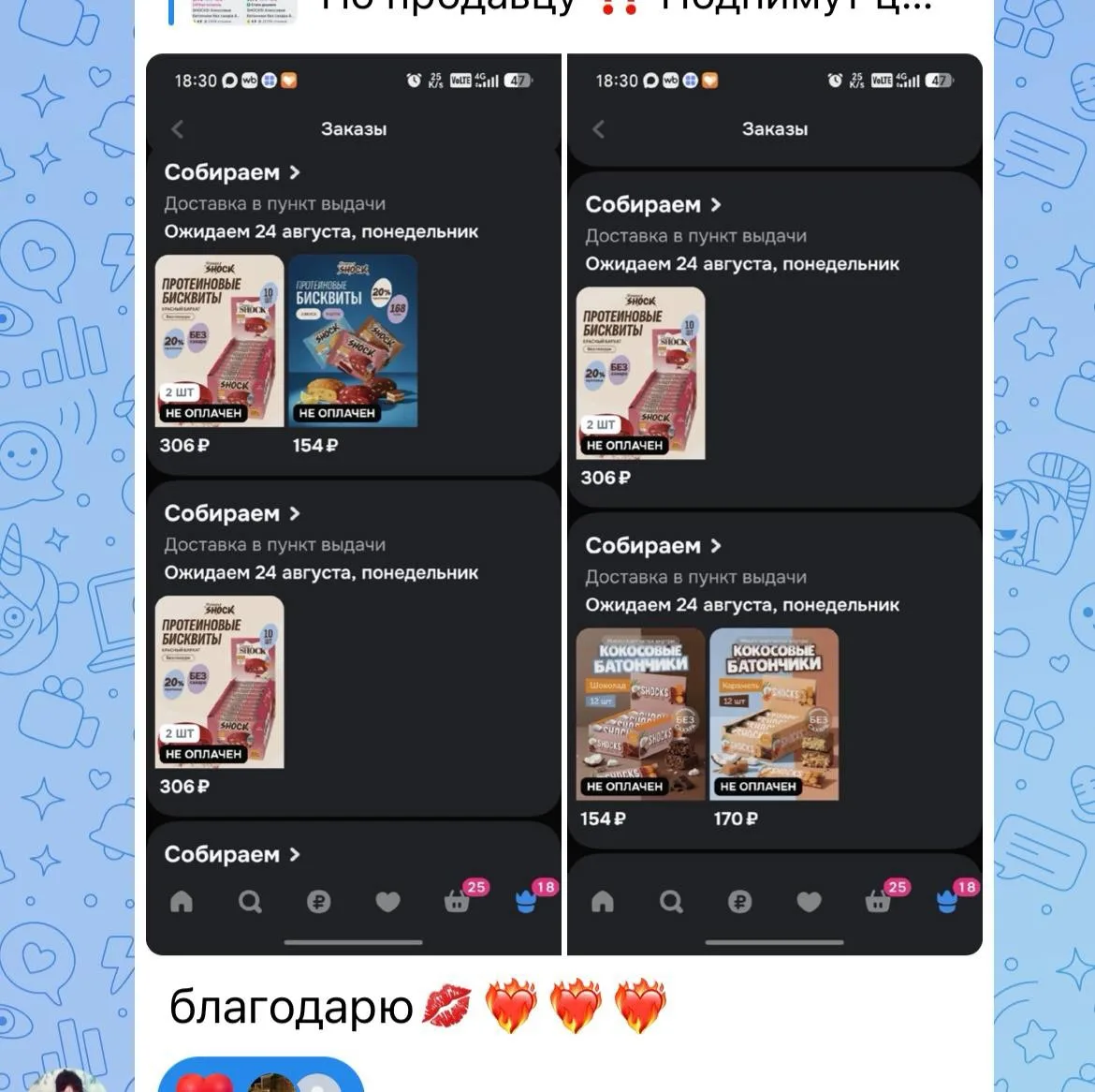 Изображение из сообщения канала