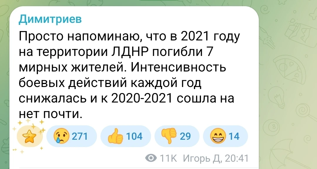 Изображение из сообщения канала