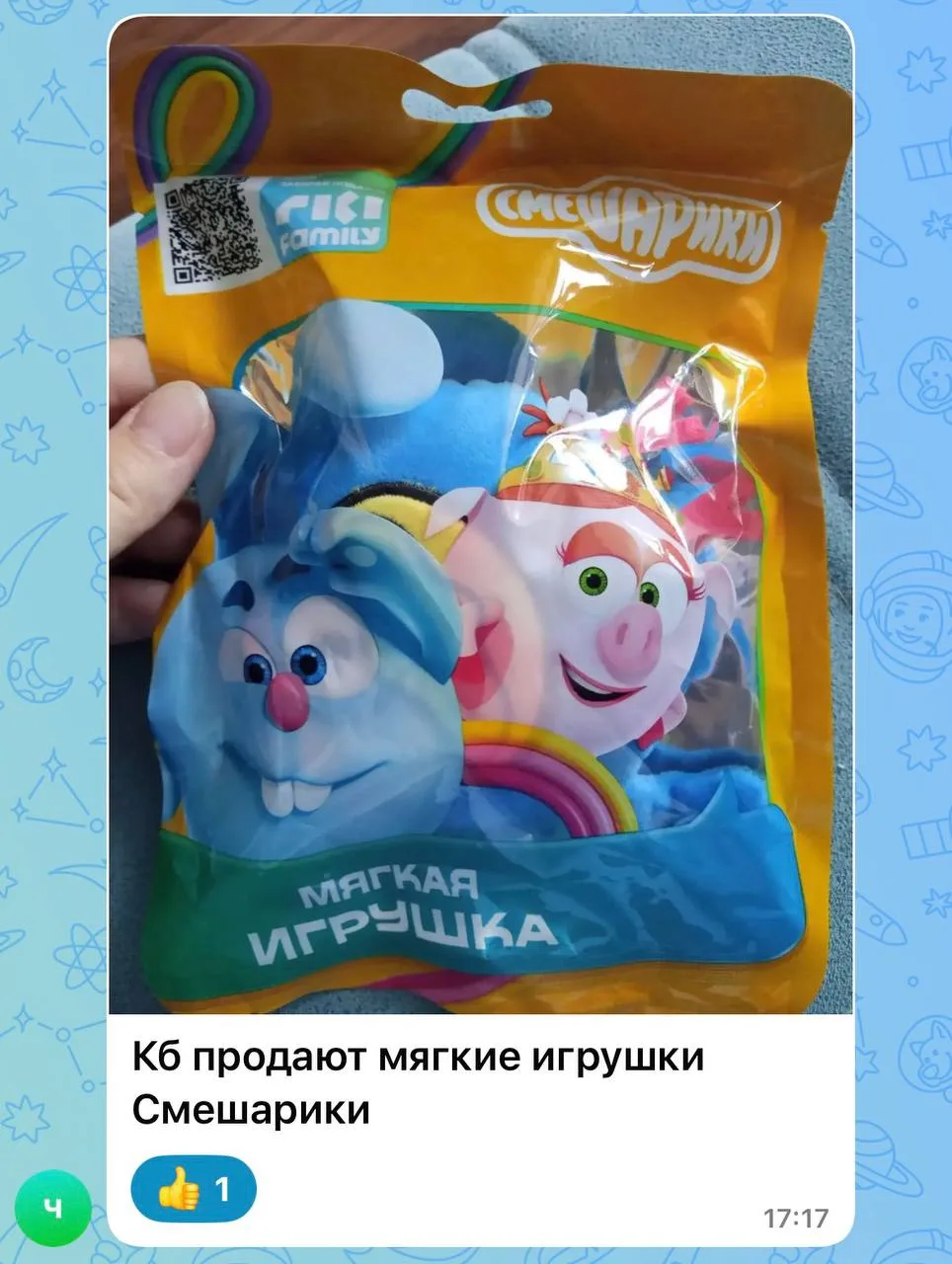 Изображение из сообщения канала