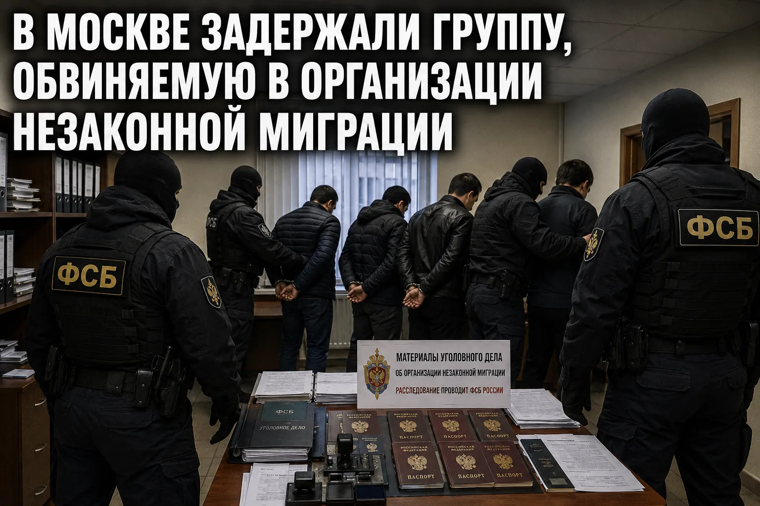 В столице задержаны лица, подозреваемые в создании схемы нелегальной миграции