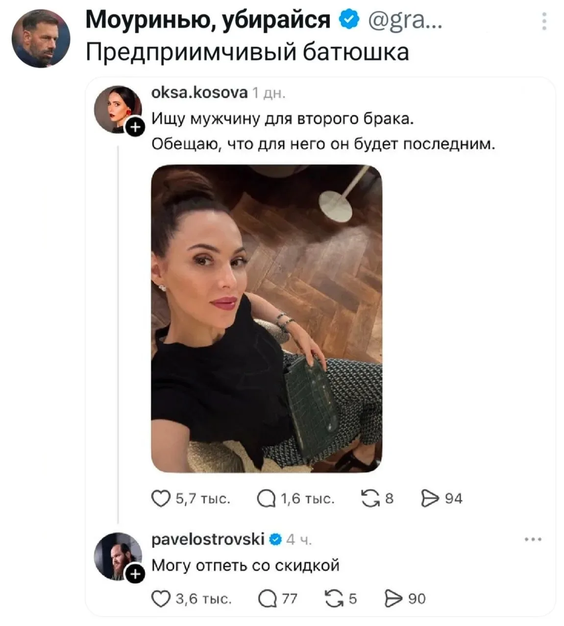 Изображение из сообщения канала
