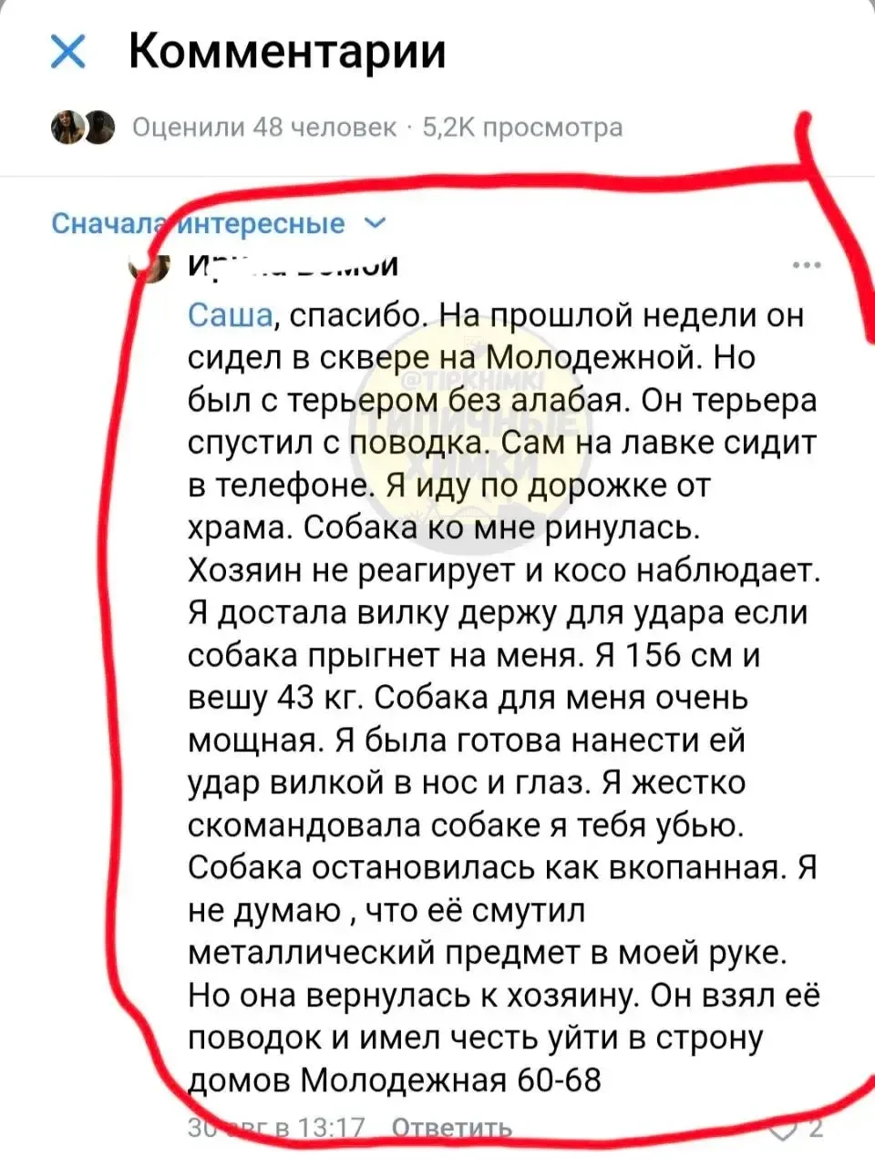 Изображение из сообщения канала